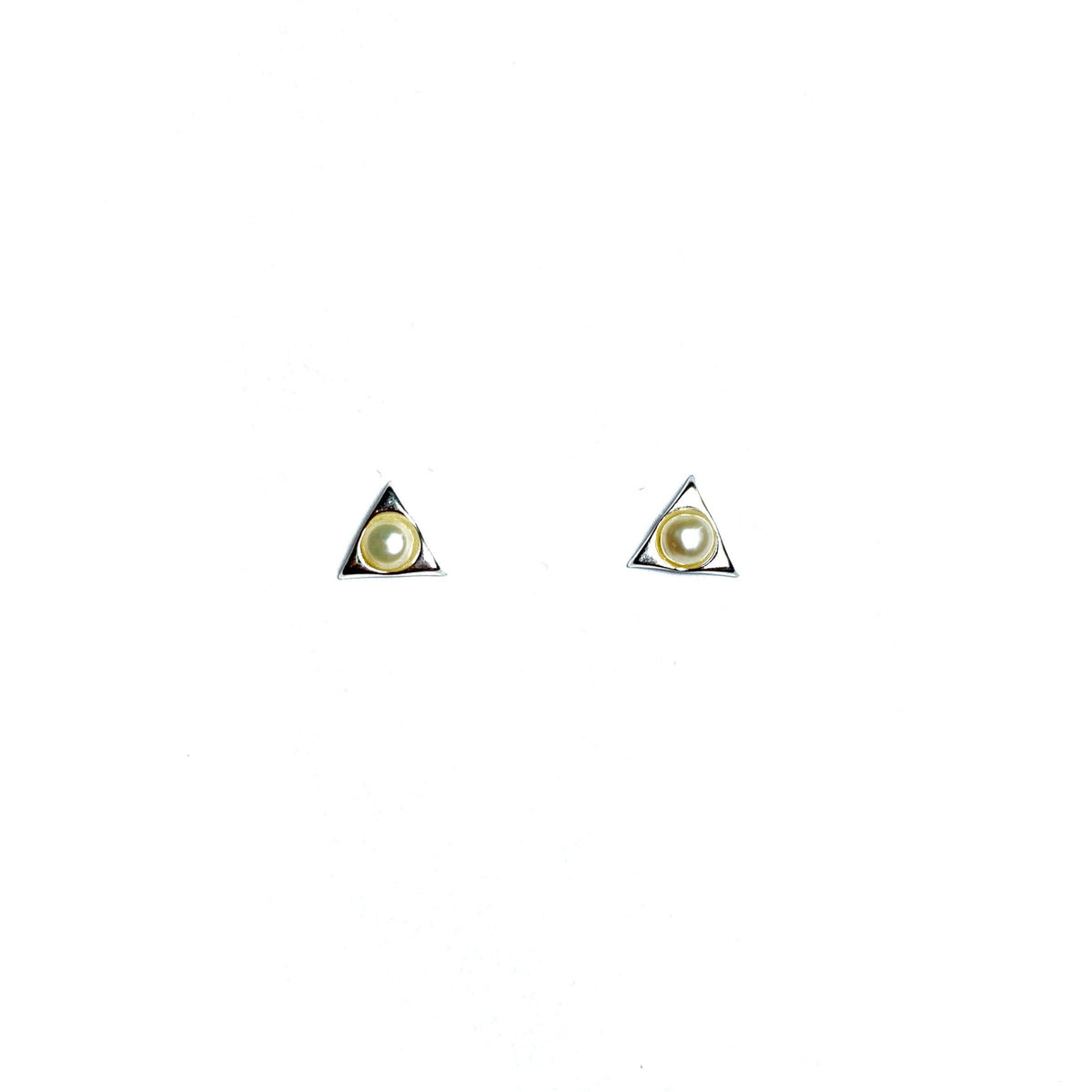 Sterling Silver Seed Pearl Petit Earrings
