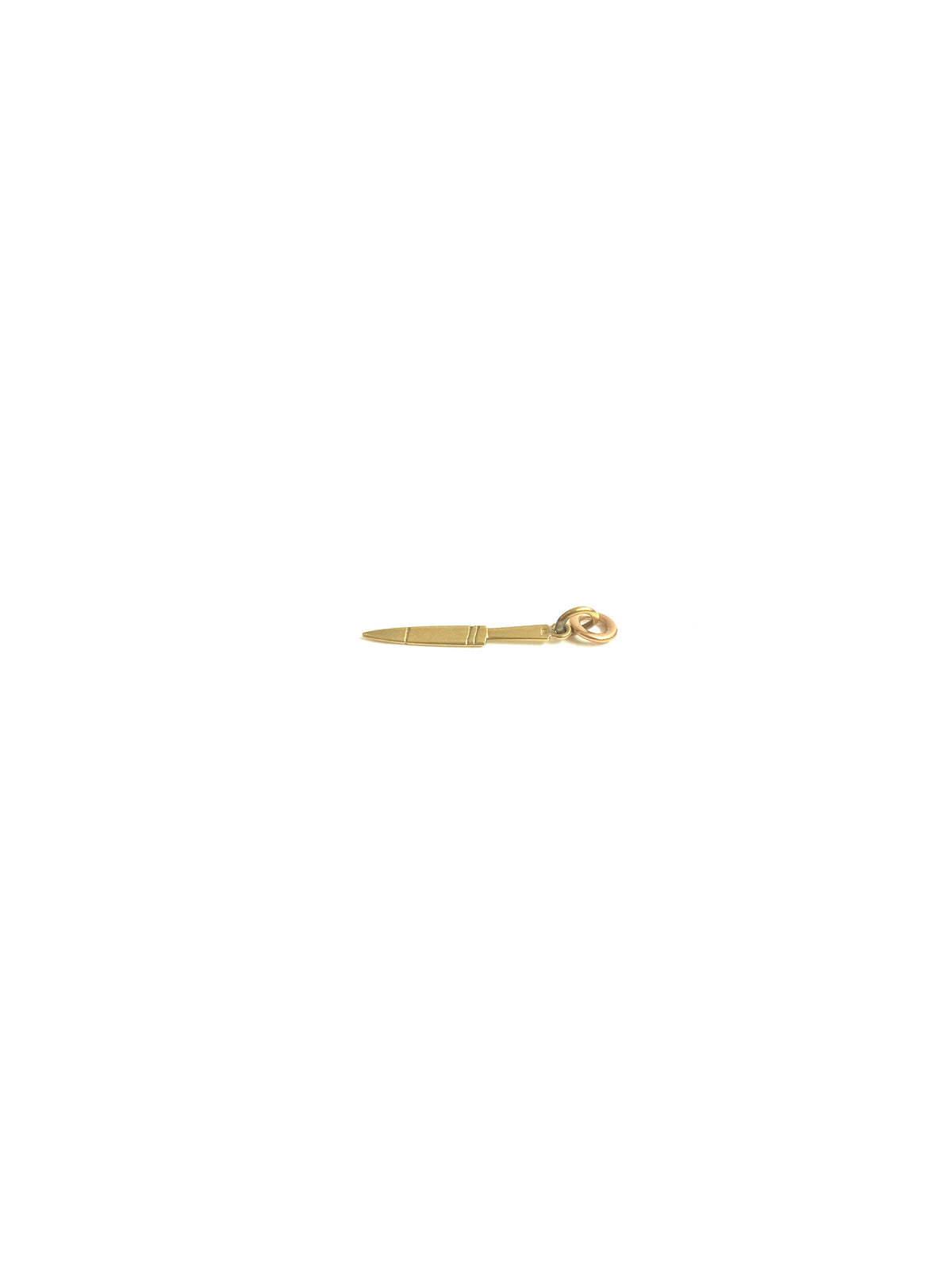 18ct Gold Knife Pendant
