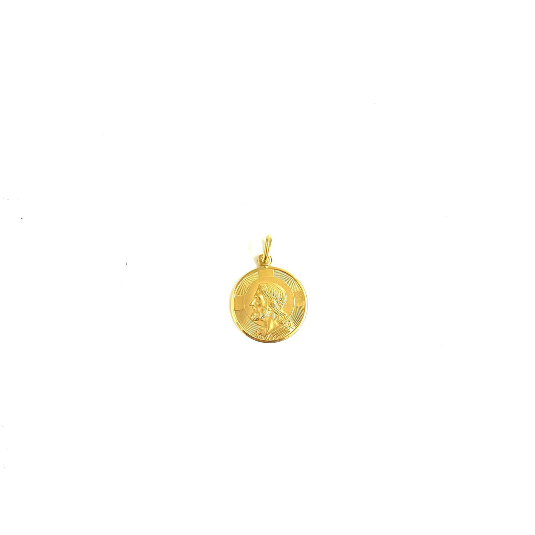 18ct Gold Protegga Coin Pendant