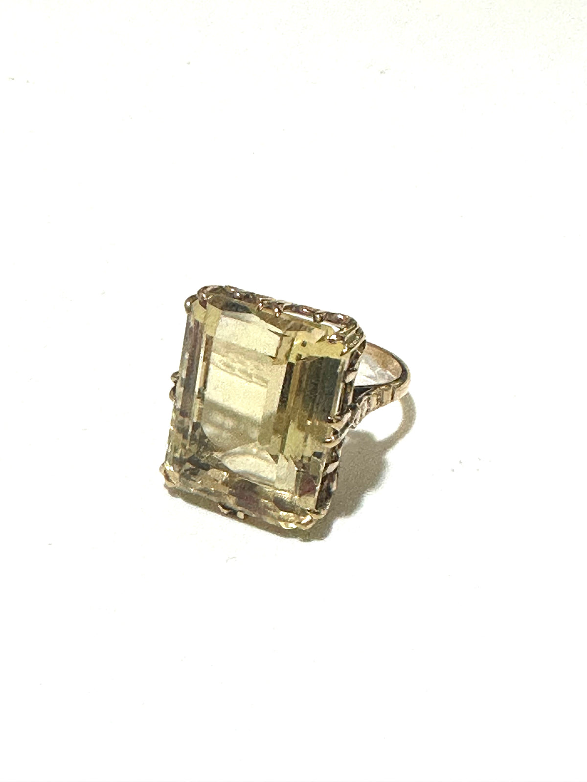 9ct Yellow Gold Citrine Dress Ring