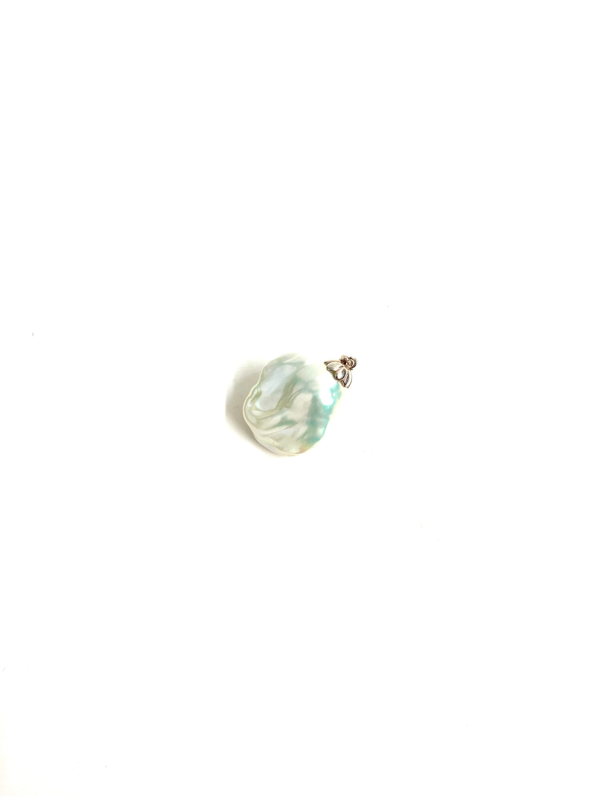 Sterling Silver Baroque Pearl Pendant