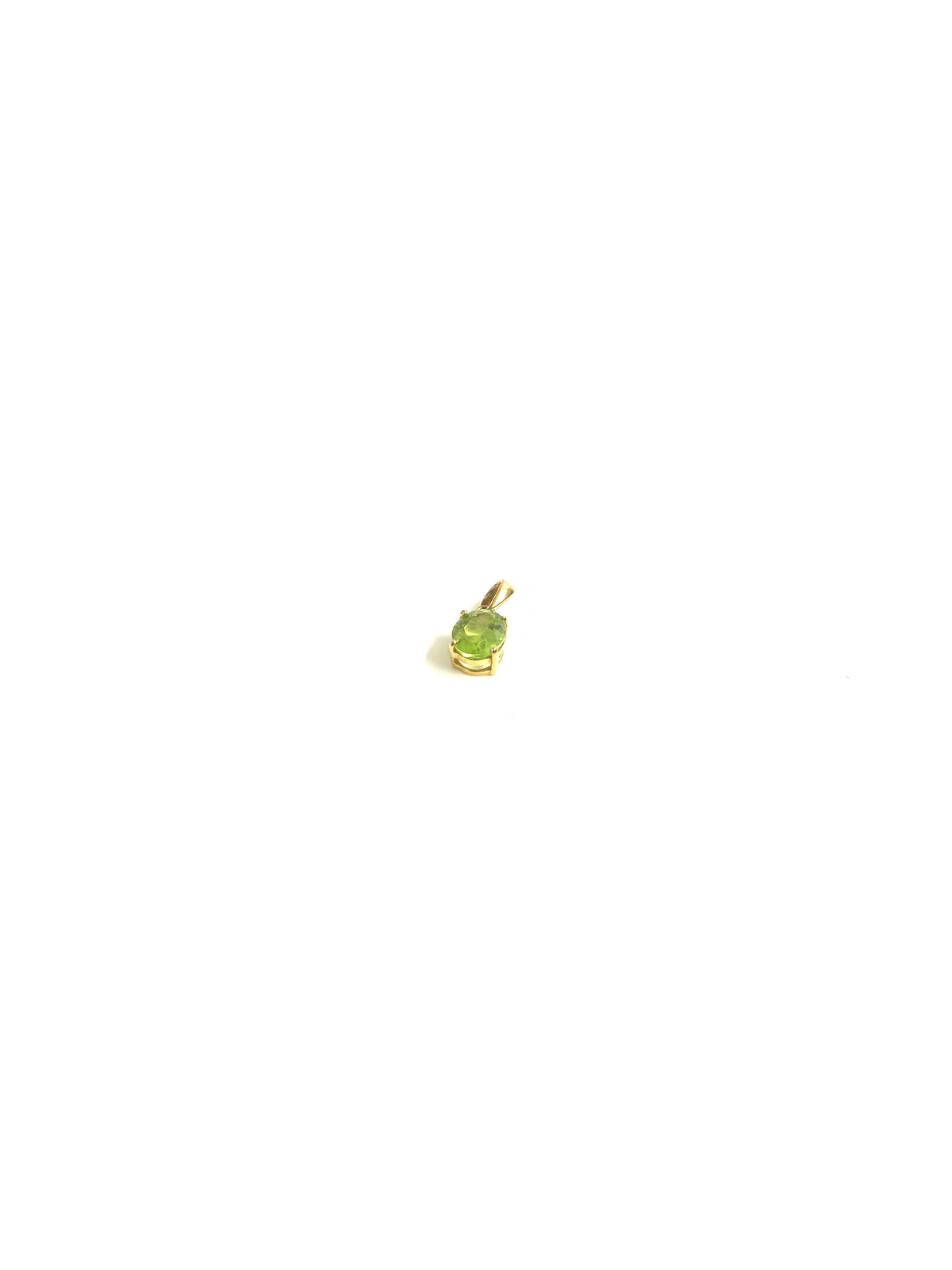 14ct Gold Peridot Pendant