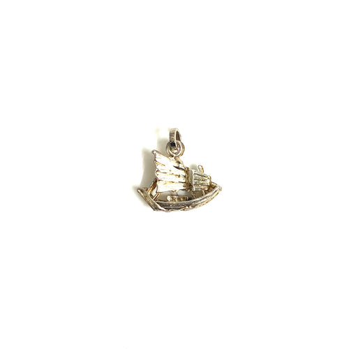 Sterling Silver Sailing Ship Charm