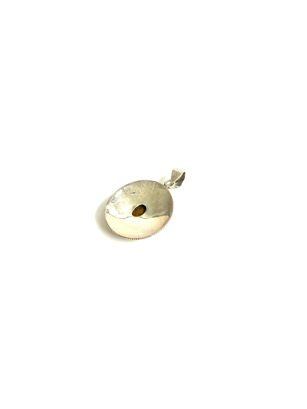 Sterling Silver Doublet Opal Pendant