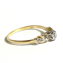 Vintage 18ct Yellow Gold Old Cut Diamond Ring