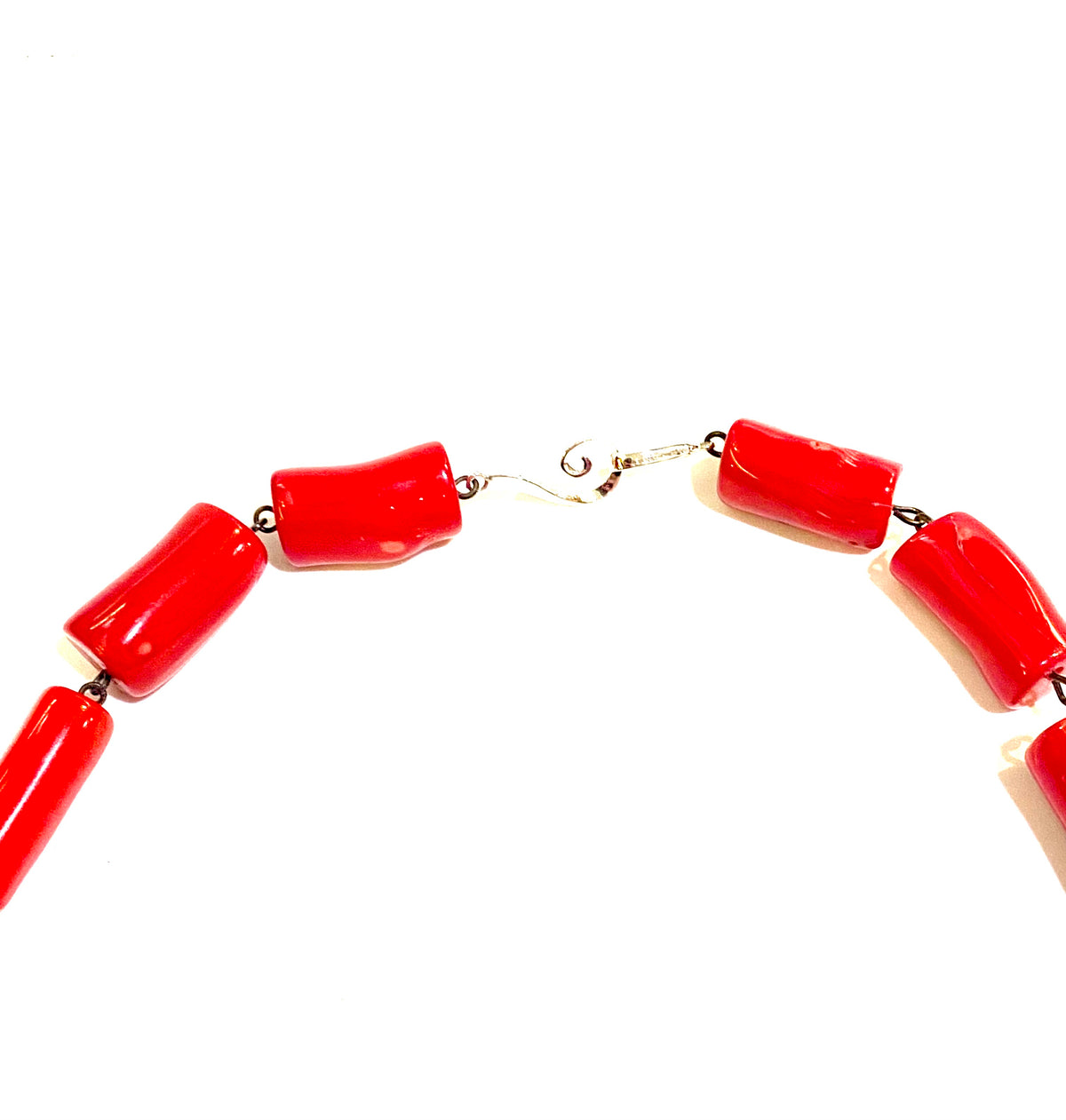 Red Coral Beaded Necklace