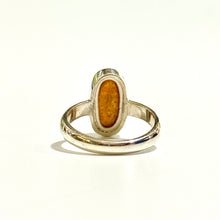 Sterling Silver Orange Kyanite Ring