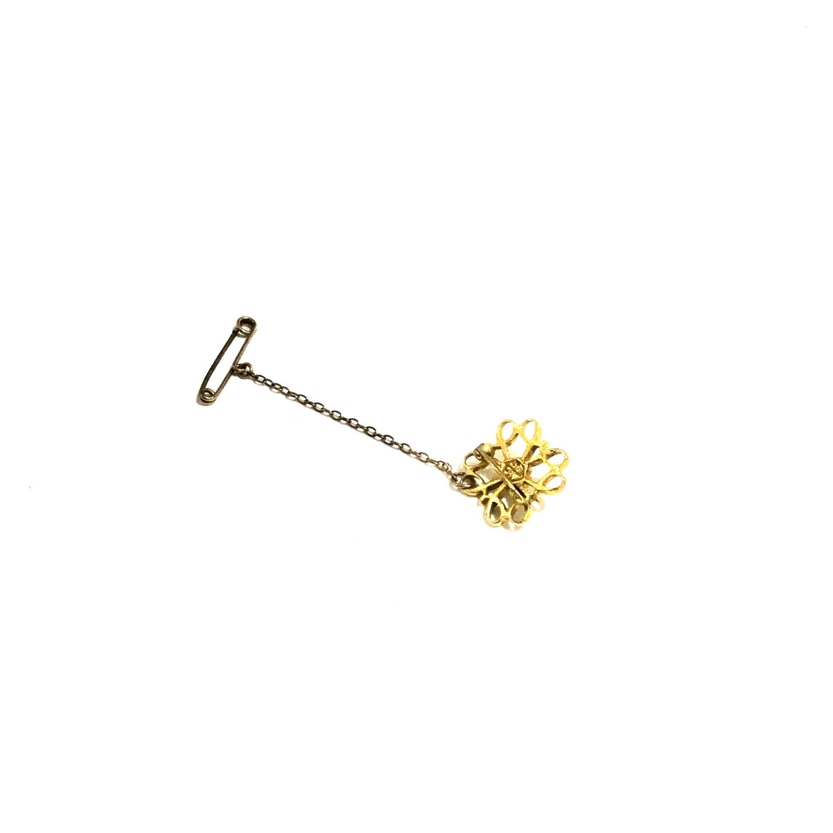9ct Gold Floral Pearl Pin – Tresors Sydney