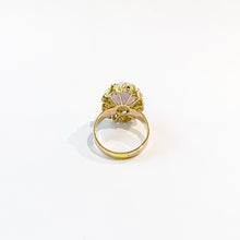 18ct Yellow Gold Lavender Jade Ring