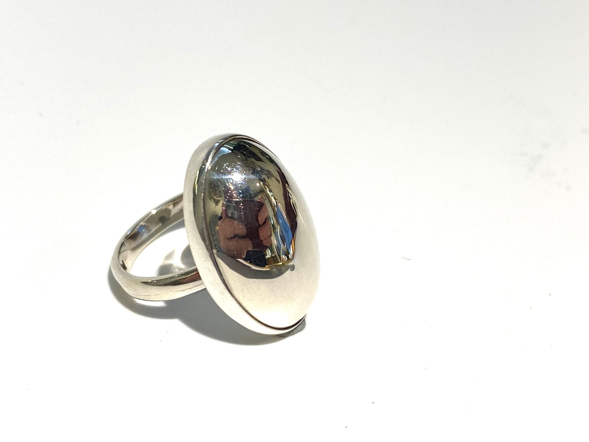 Sterling Silver Oval Ring