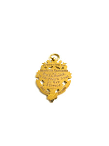 9ct Gold Woodville Residents Service Medal