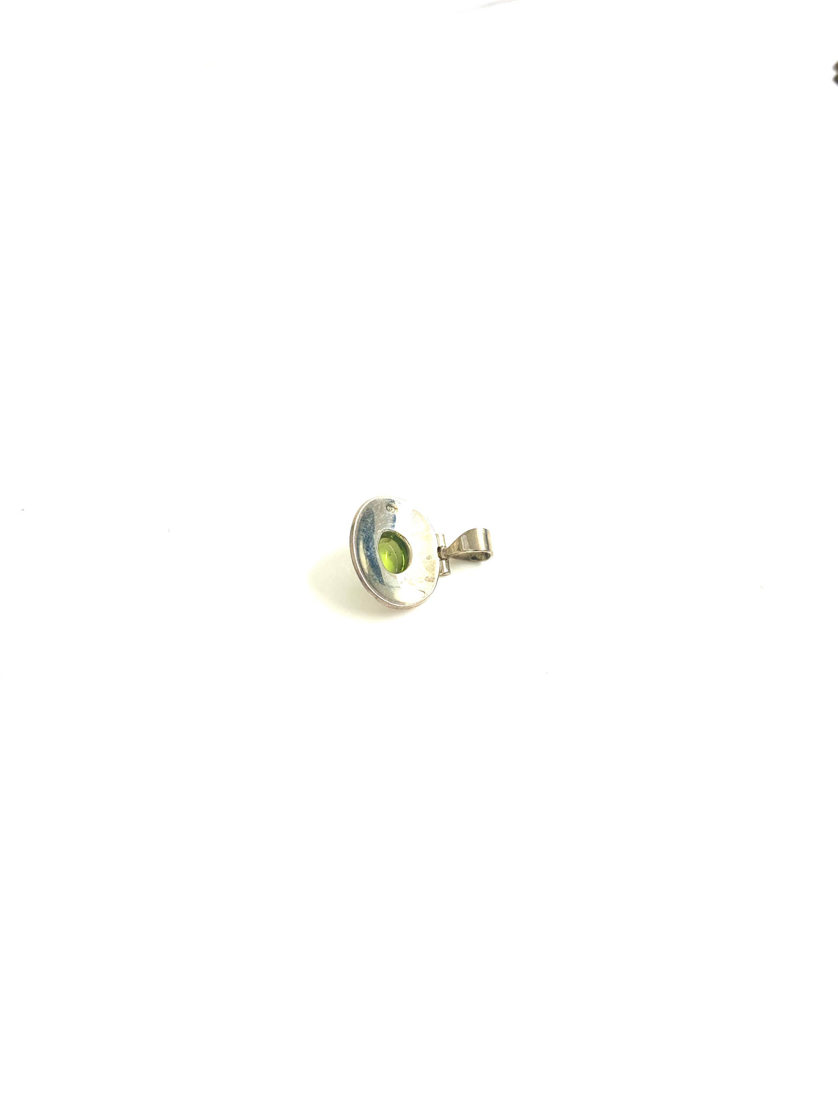Sterling Silver Peridot Pendant