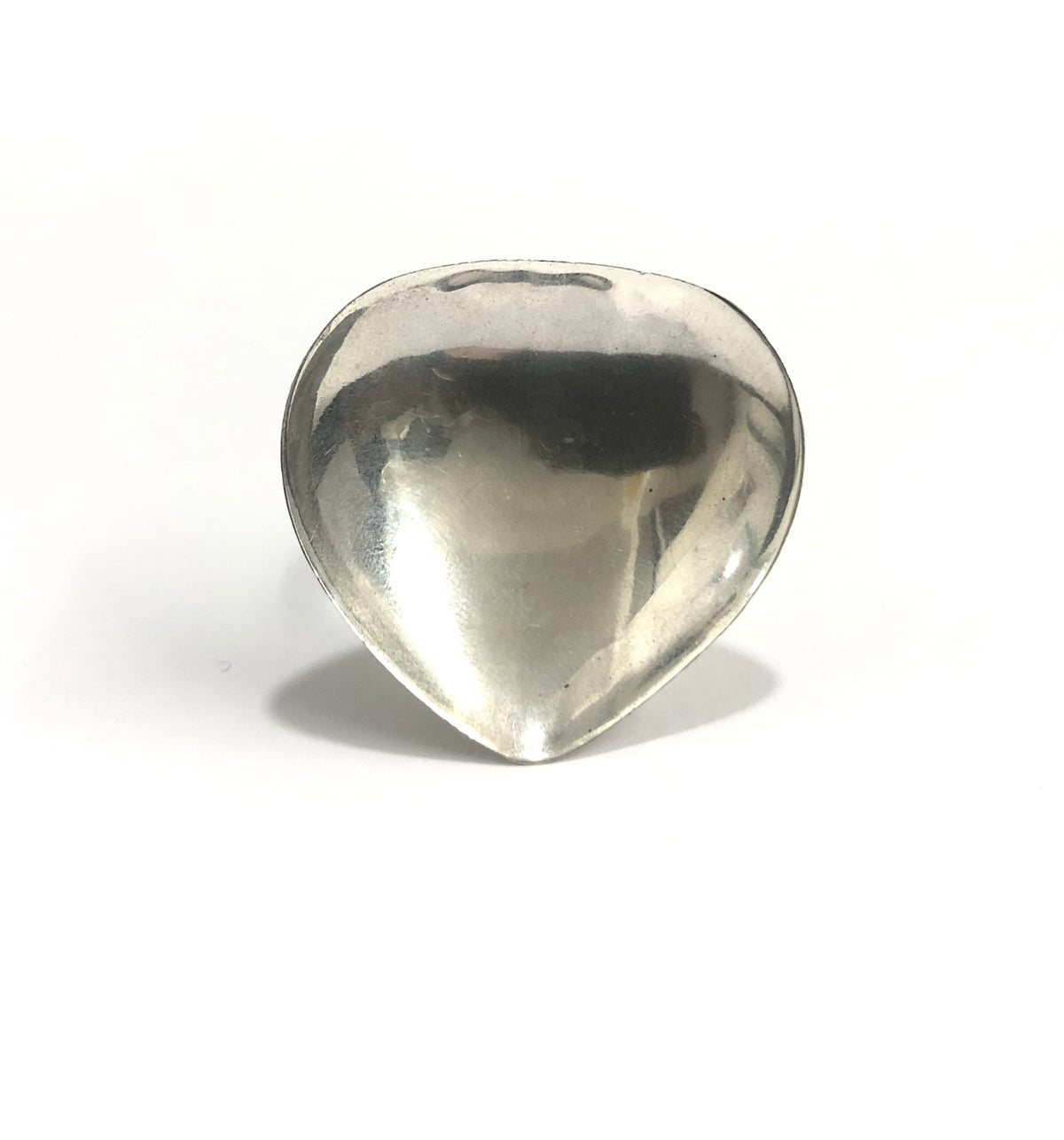 Concave Sterling Silver Statement Ring