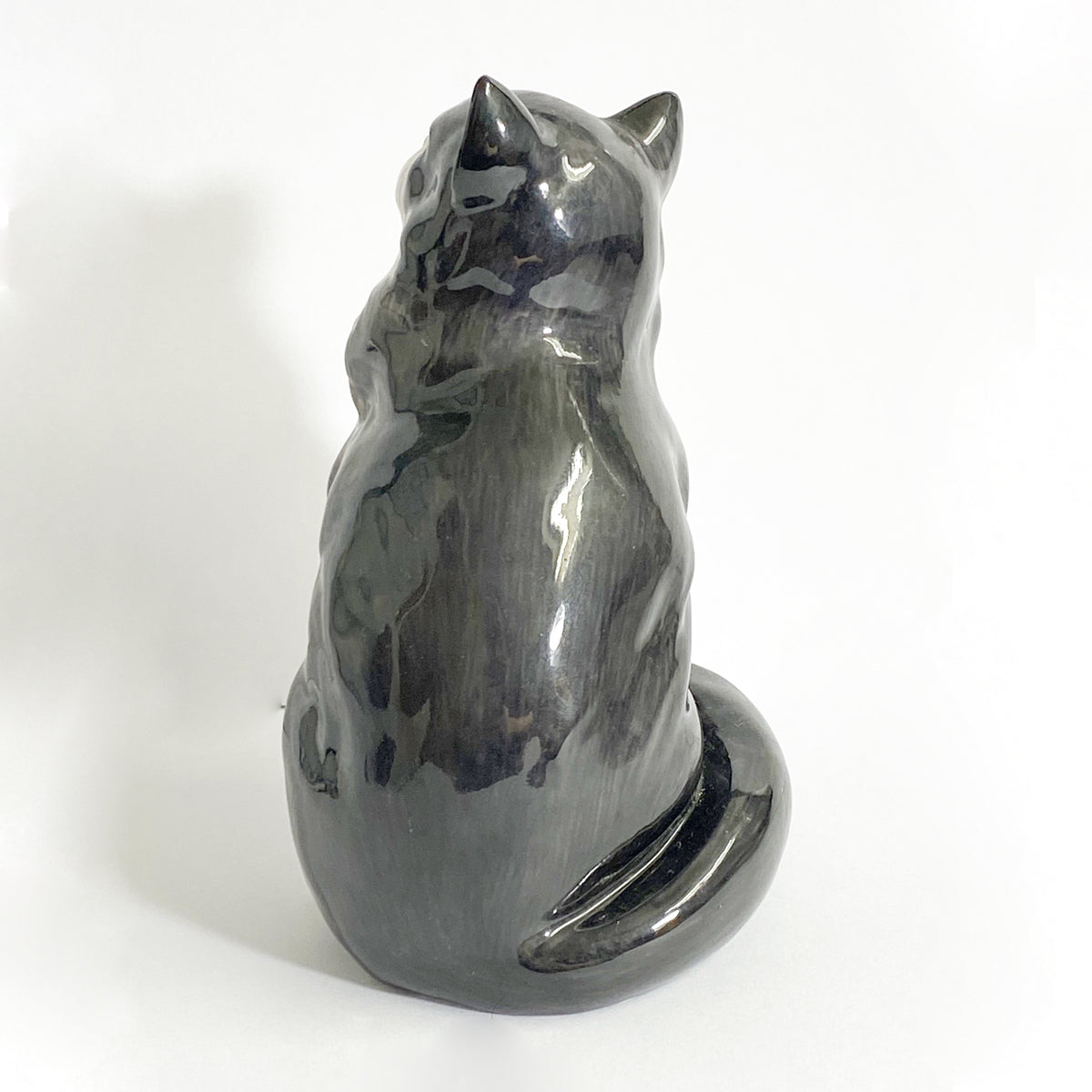 Antique Royal Doulton Cat Bone China Figurine