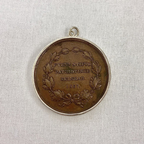 Agricultural Patriotic Society Bronze Medallion
