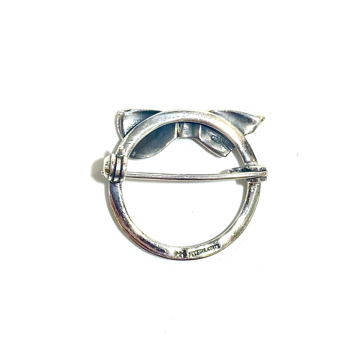 Sterling Silver Marcasite Bow Brooch