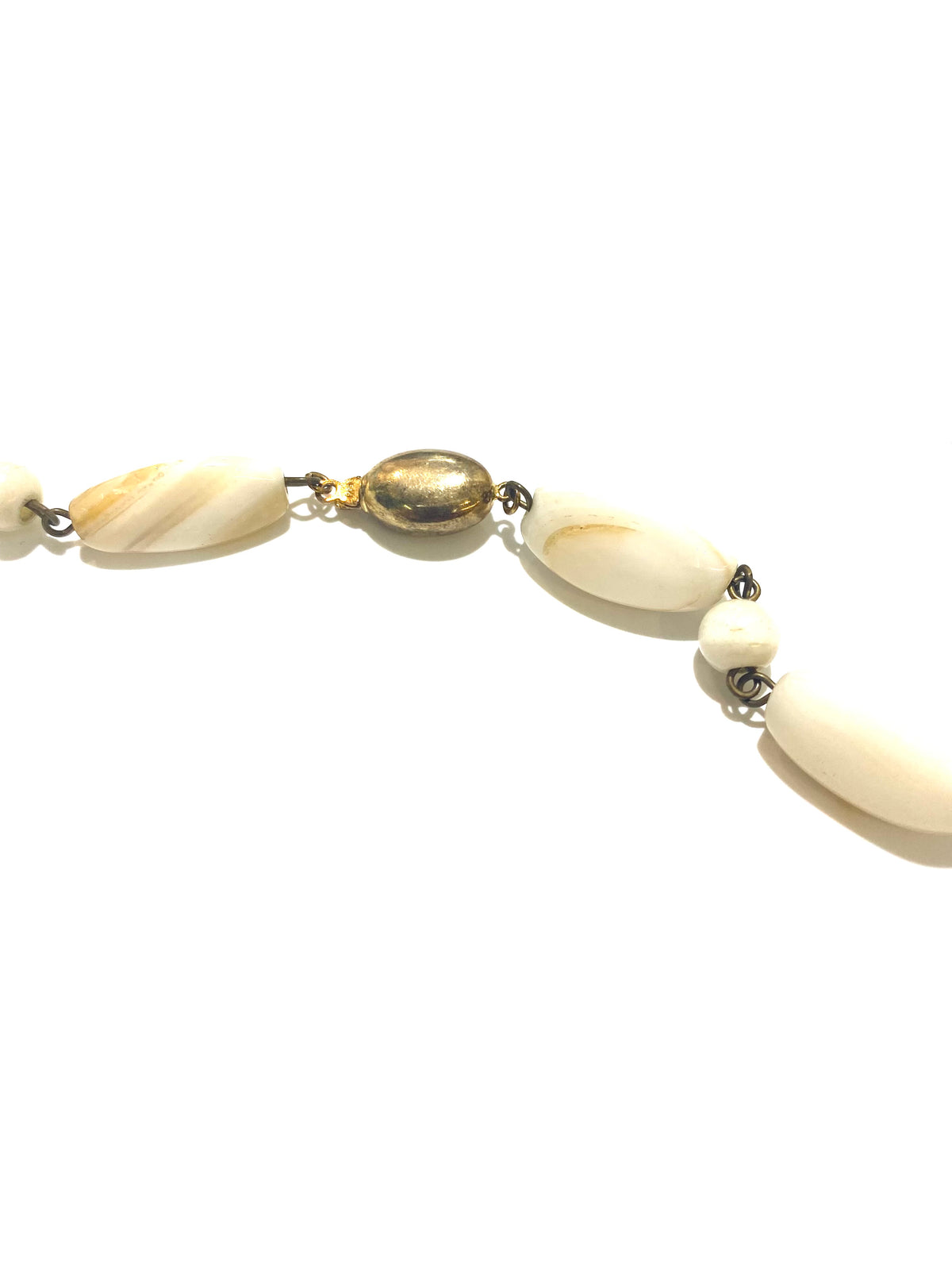 Alabaster Long Bead Necklace