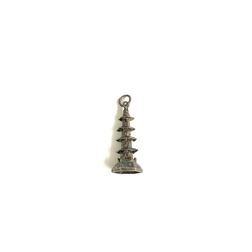 Sterling Silver Pagoda Charm