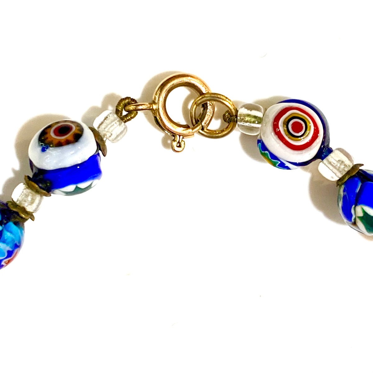 Antique Millefiori Beaded Necklace