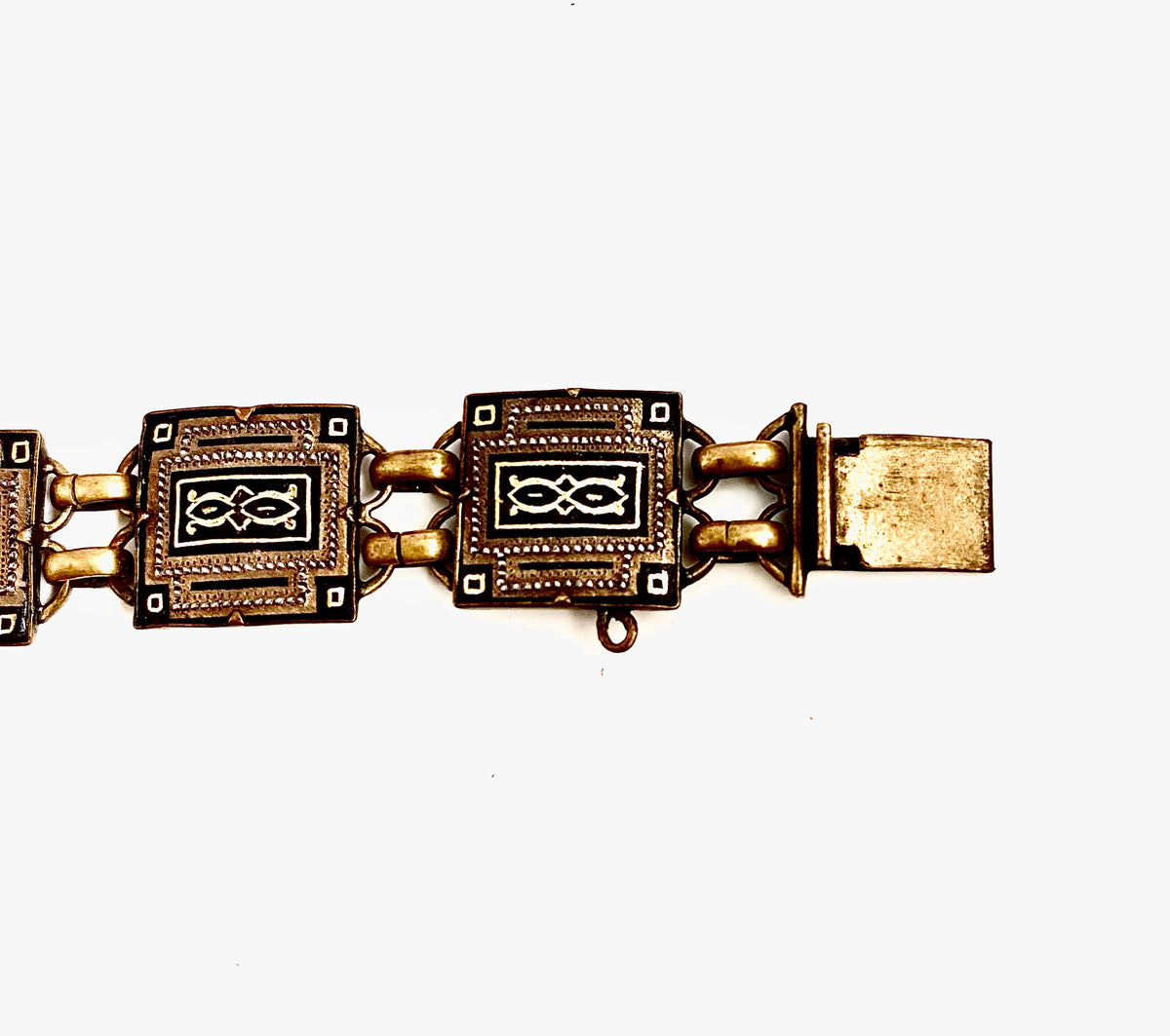 Vintage 1930s Shakudo Brass bracelet