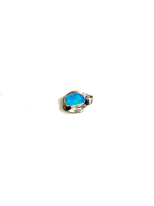 Black Opal Sterling Silver Pendant