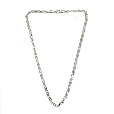 Sterling Silver 3.95mm Round Box Chain Necklace