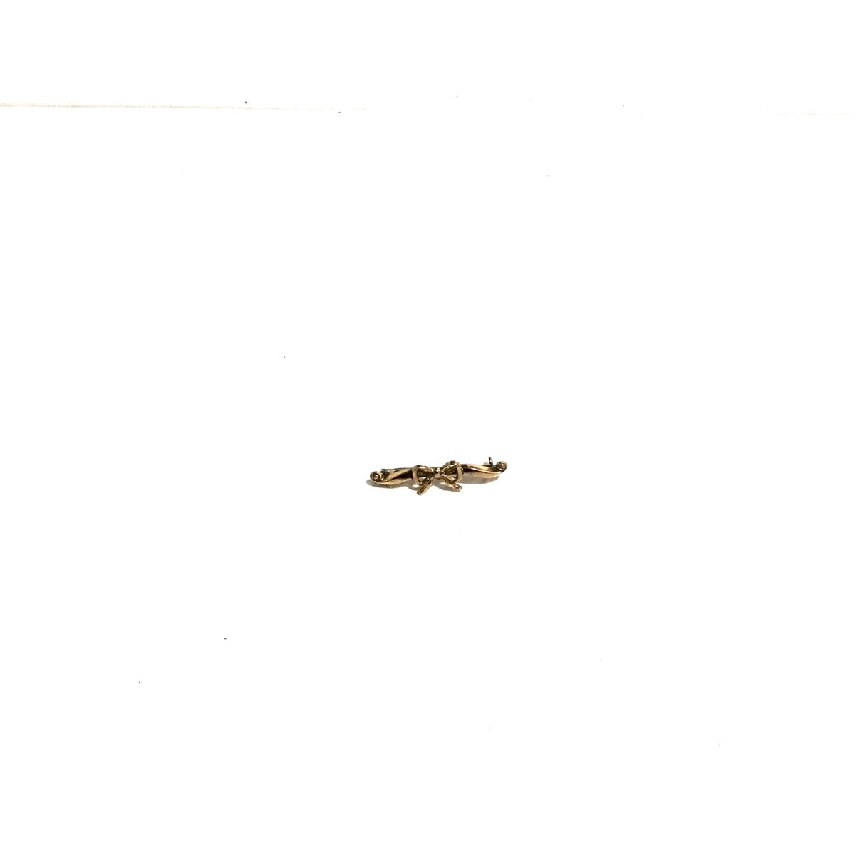 Bar Brooch with Ribbon Detail