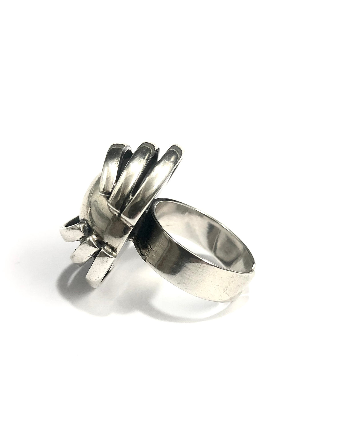 Handmade Modernist Sterling Silver Ring