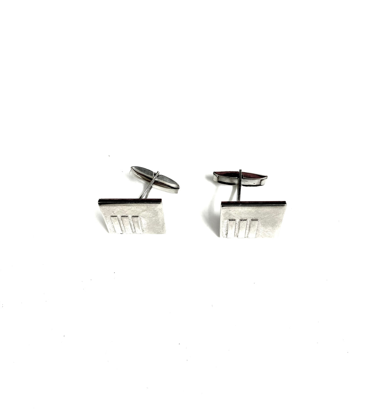 Triple Paved Square Costume Cufflinks