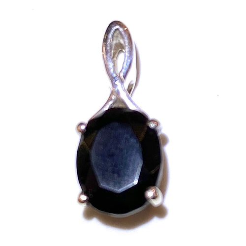 Sterling Silver Black Onyx Pendant