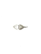 Sterling Silver Triangle Locket