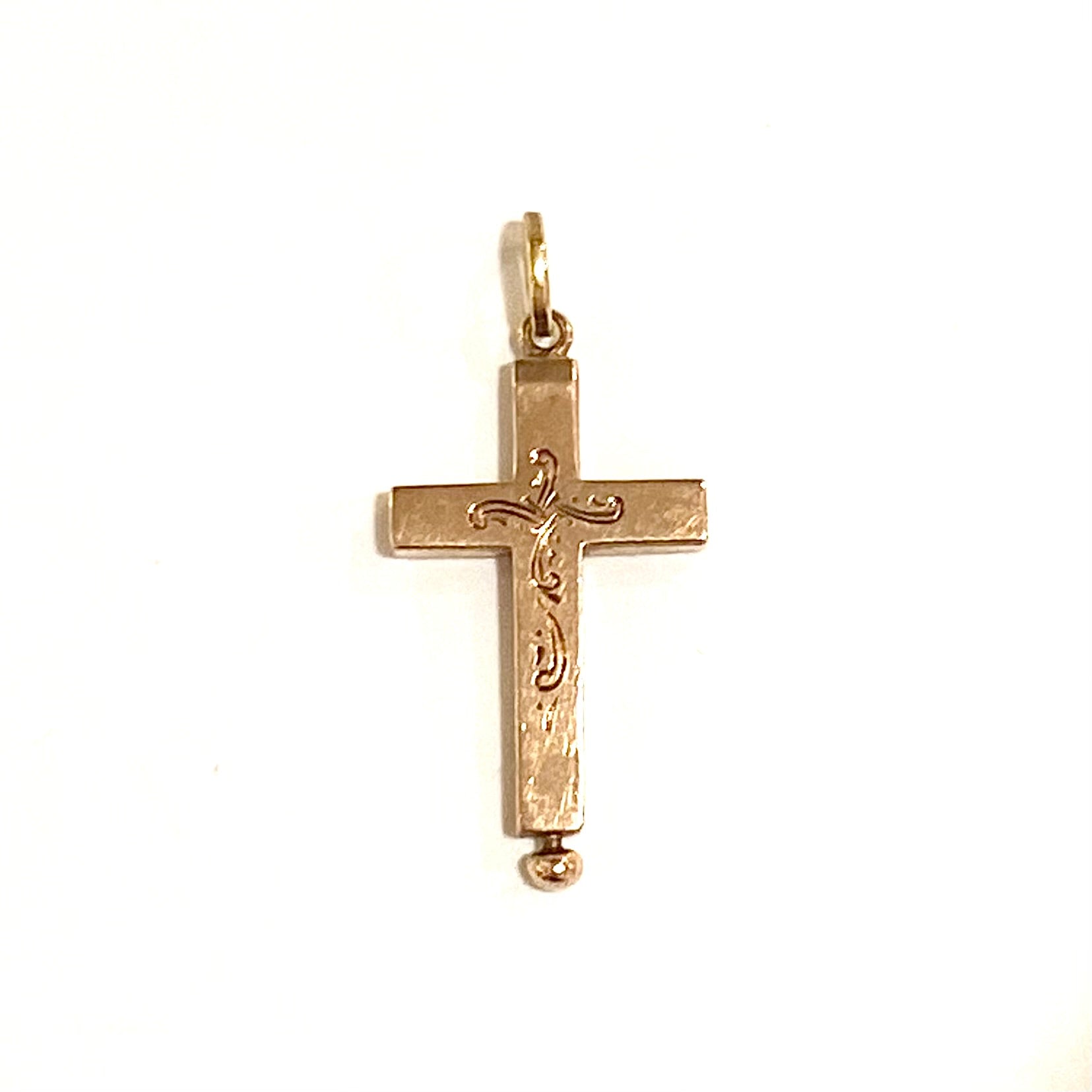 Engraved cross sale pendant