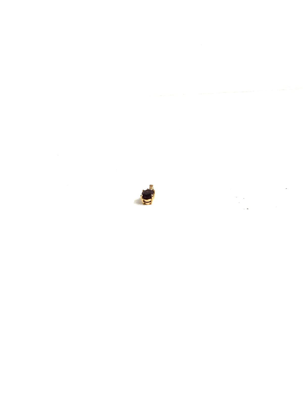 9ct Gold Garnet and Diamond Pendant