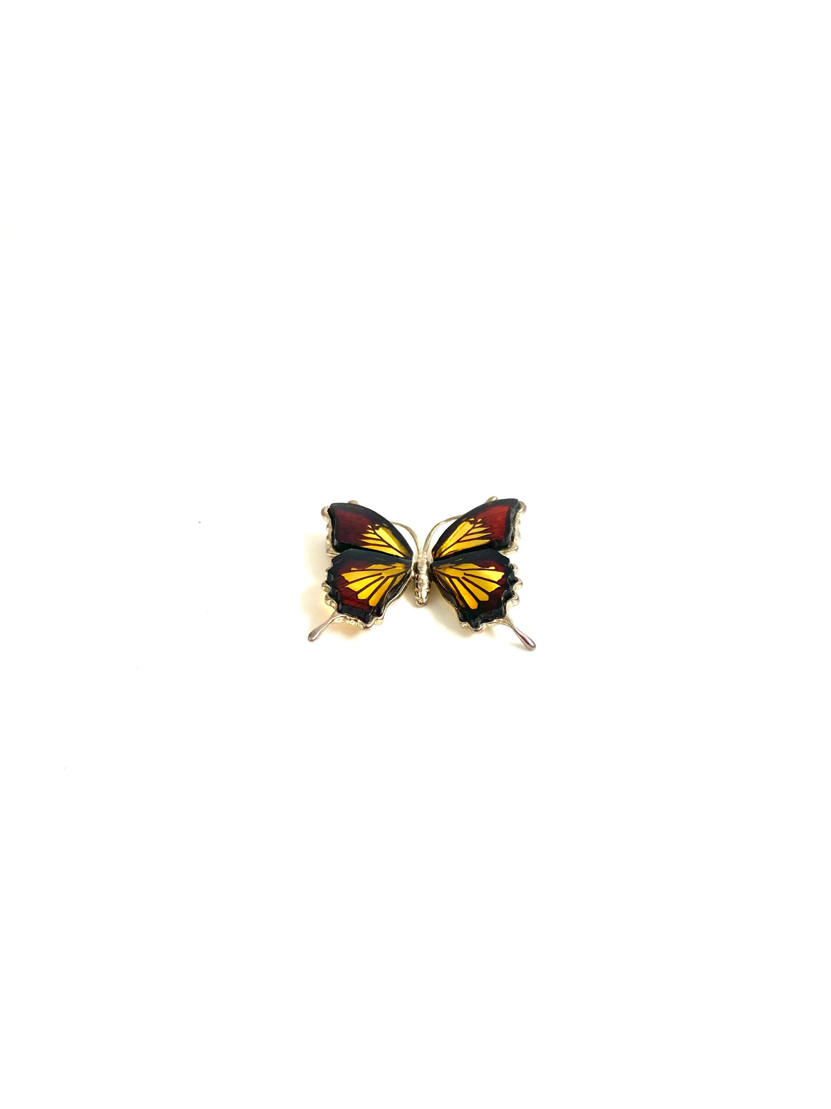 Sterling Silver Amber Pendant