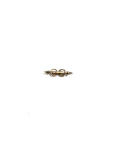 9ct Gold Brooch with Two Circles