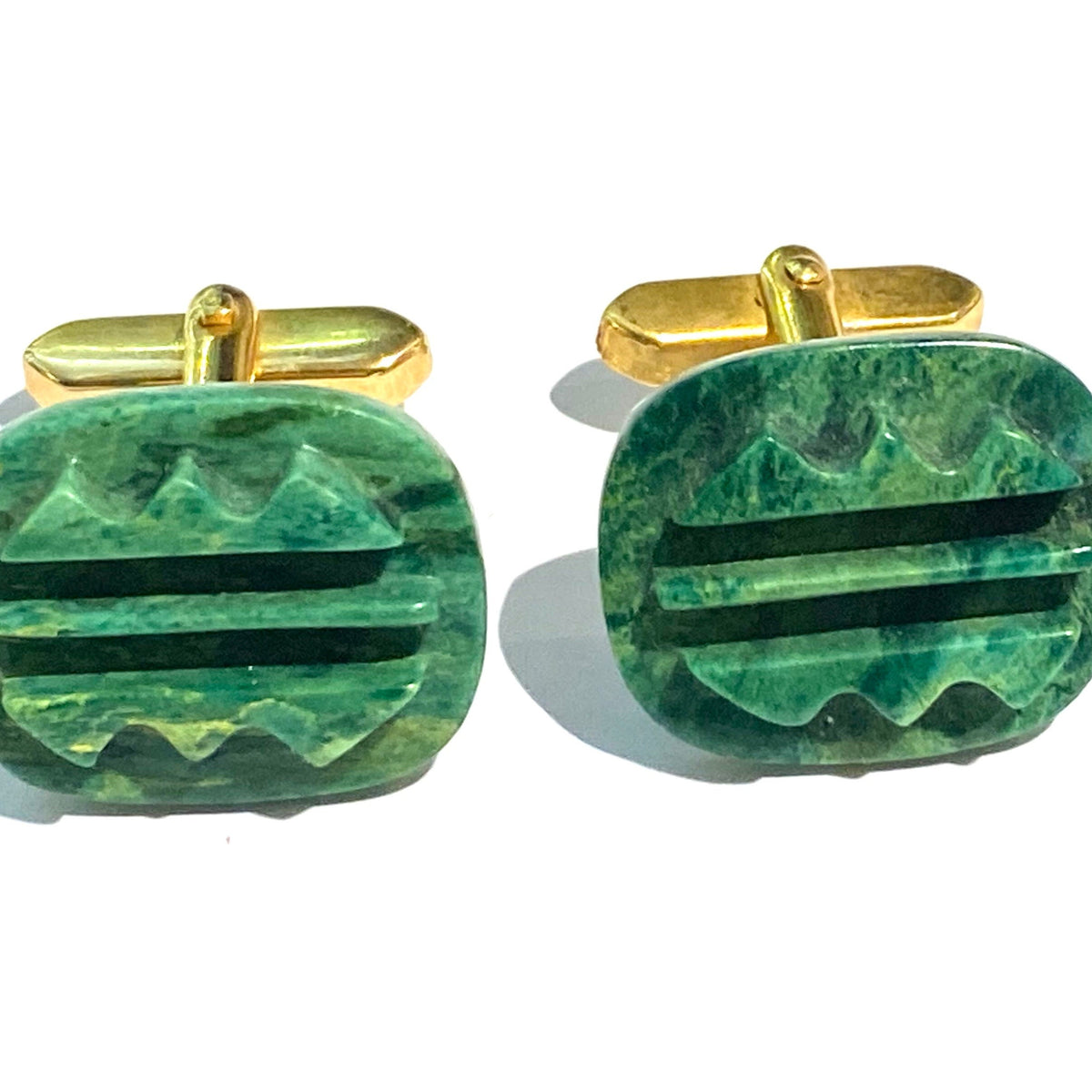Gold Plated Maw Sit Sit Cufflinks