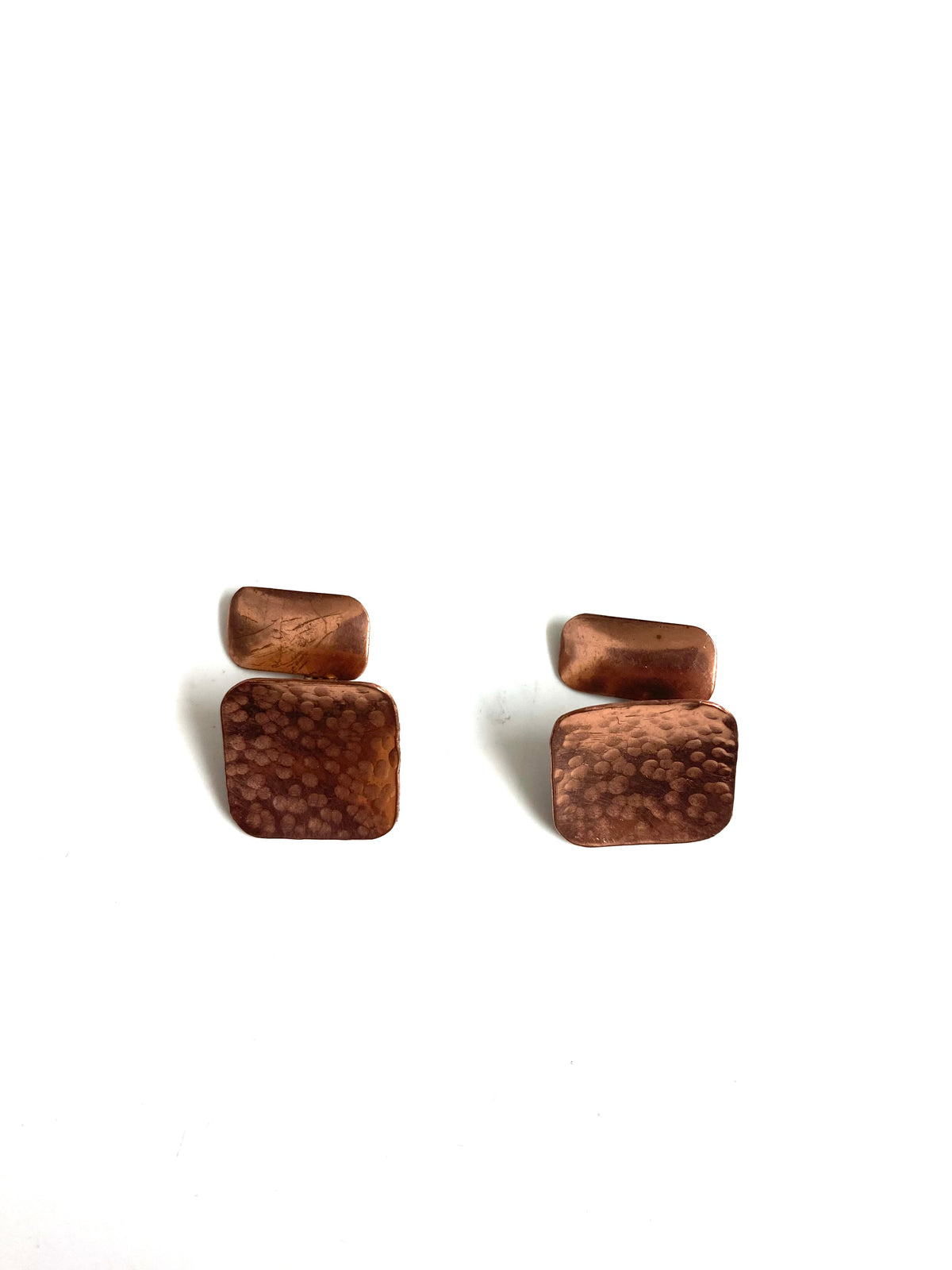 Vintage Copper Dappled Cufflinks