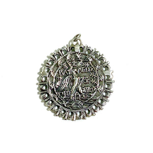 Sterling Silver Medallion Pendant