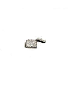 Vintage Sterling Silver Engraved Square Locket
