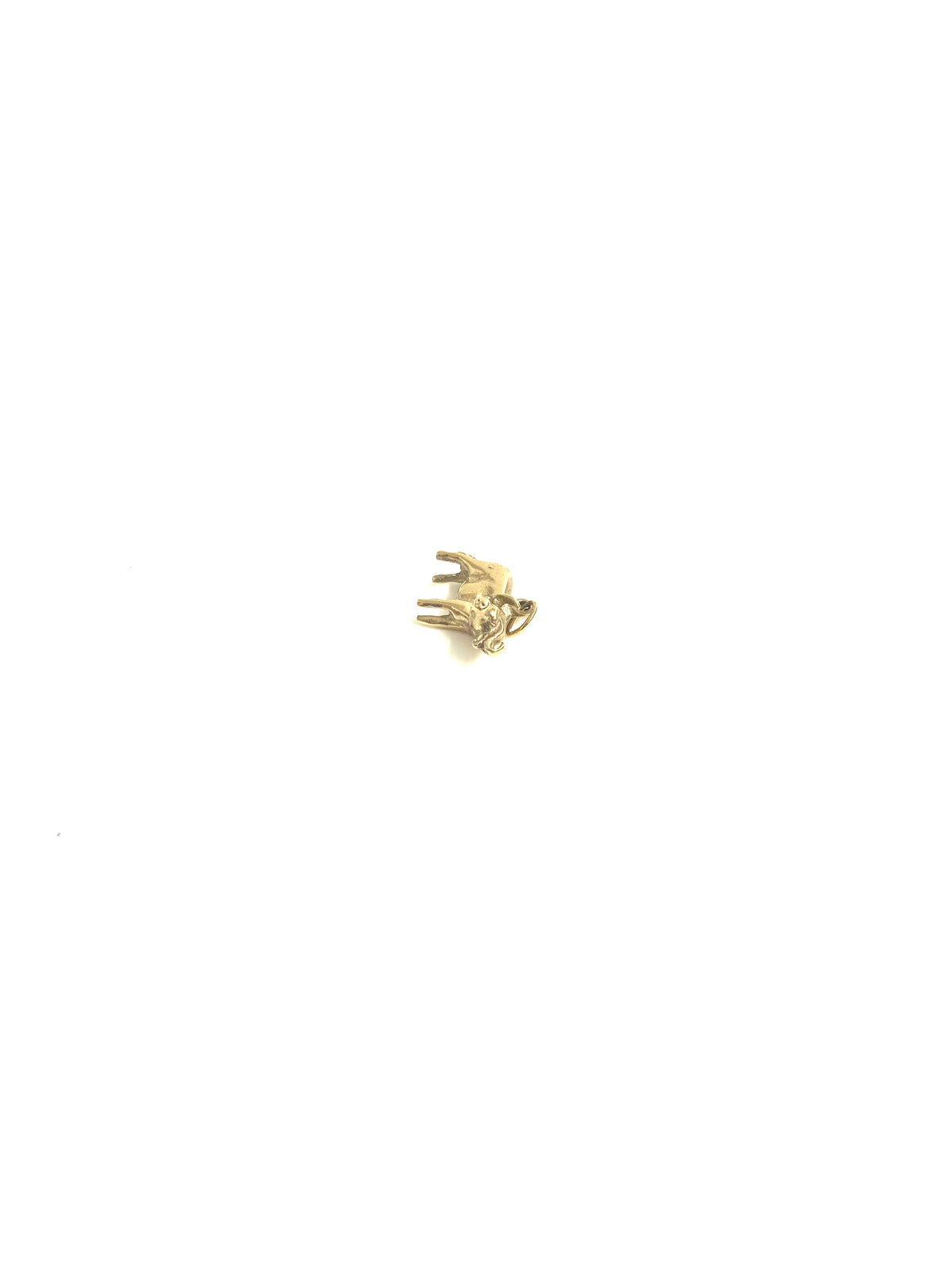 9ct Gold Goat Pendant