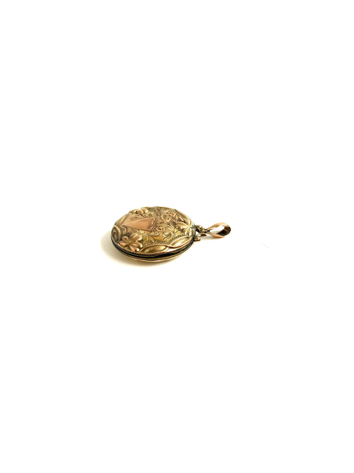Round 9ct Gold Locket