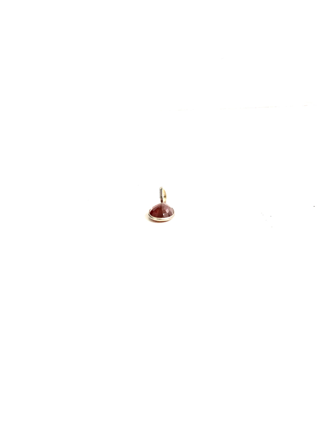 Sterling Silver Spessartite Garnet Pendant