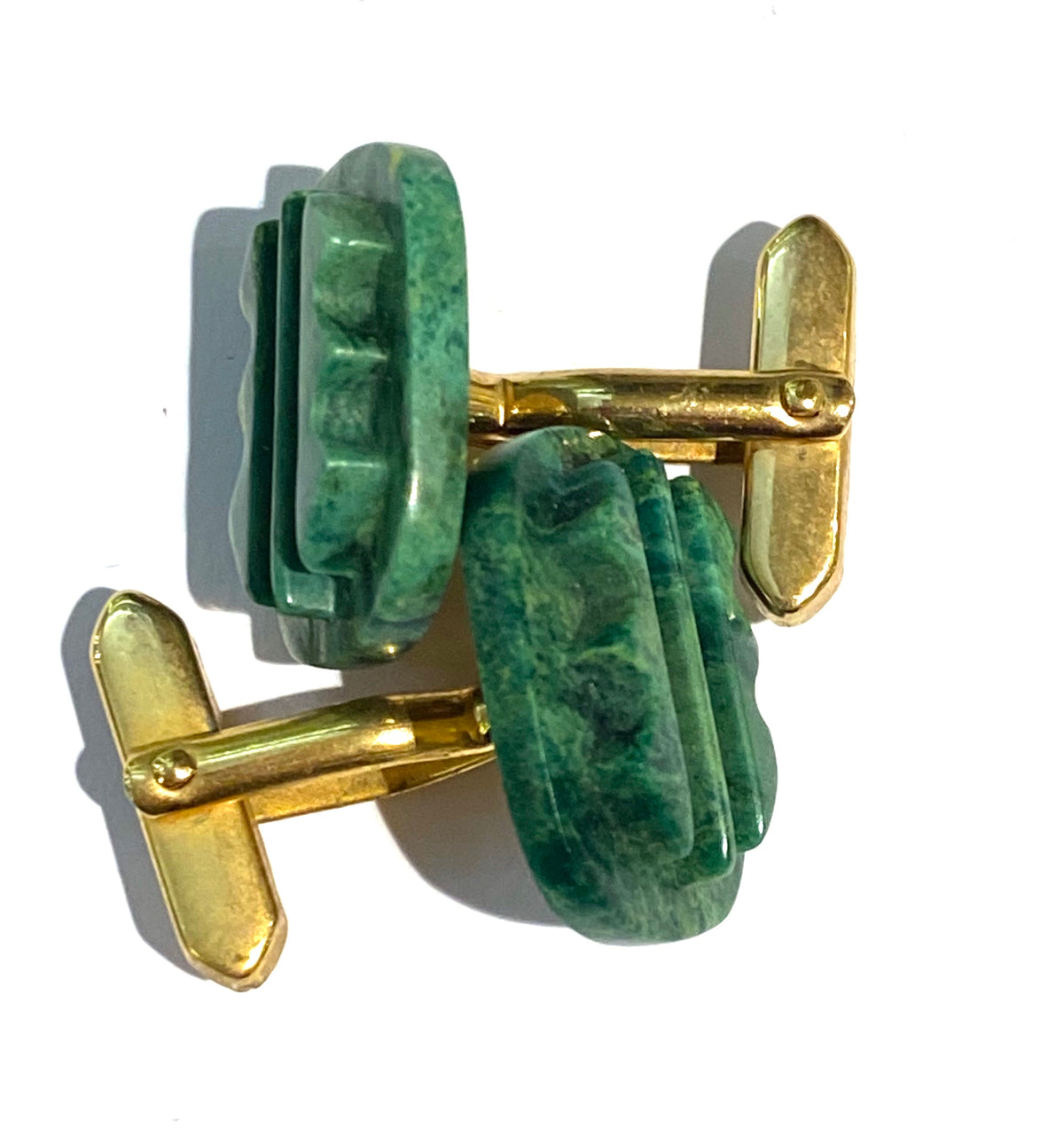 Gold Plated Maw Sit Sit Cufflinks