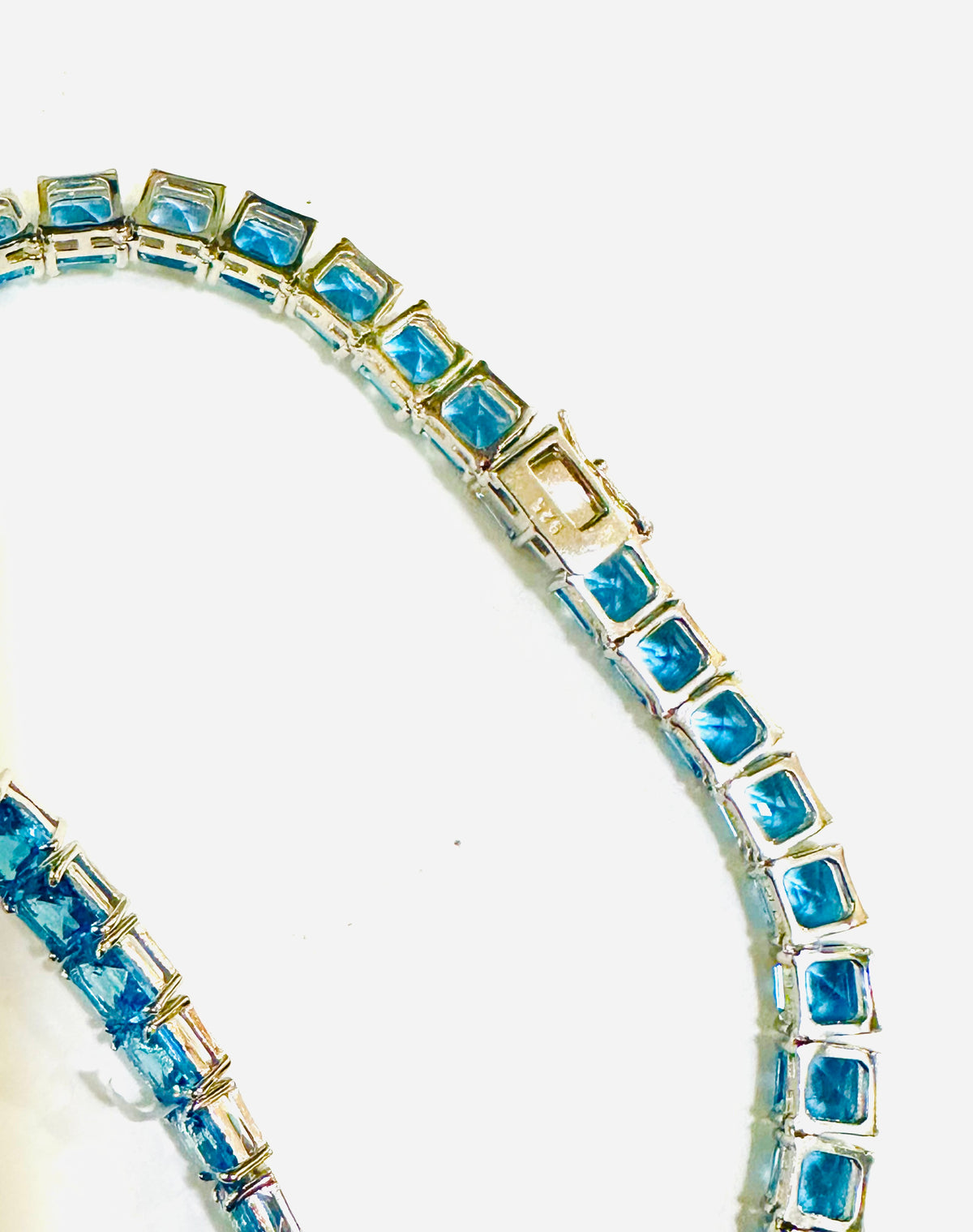 Sterling Silver London Blue Topaz Necklace