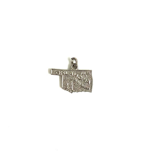 Sterling Silver Oklahoma Charm