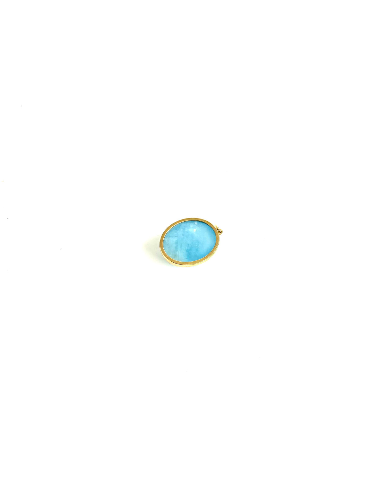 9ct Gold 39.65ct Aquamarine Pendant