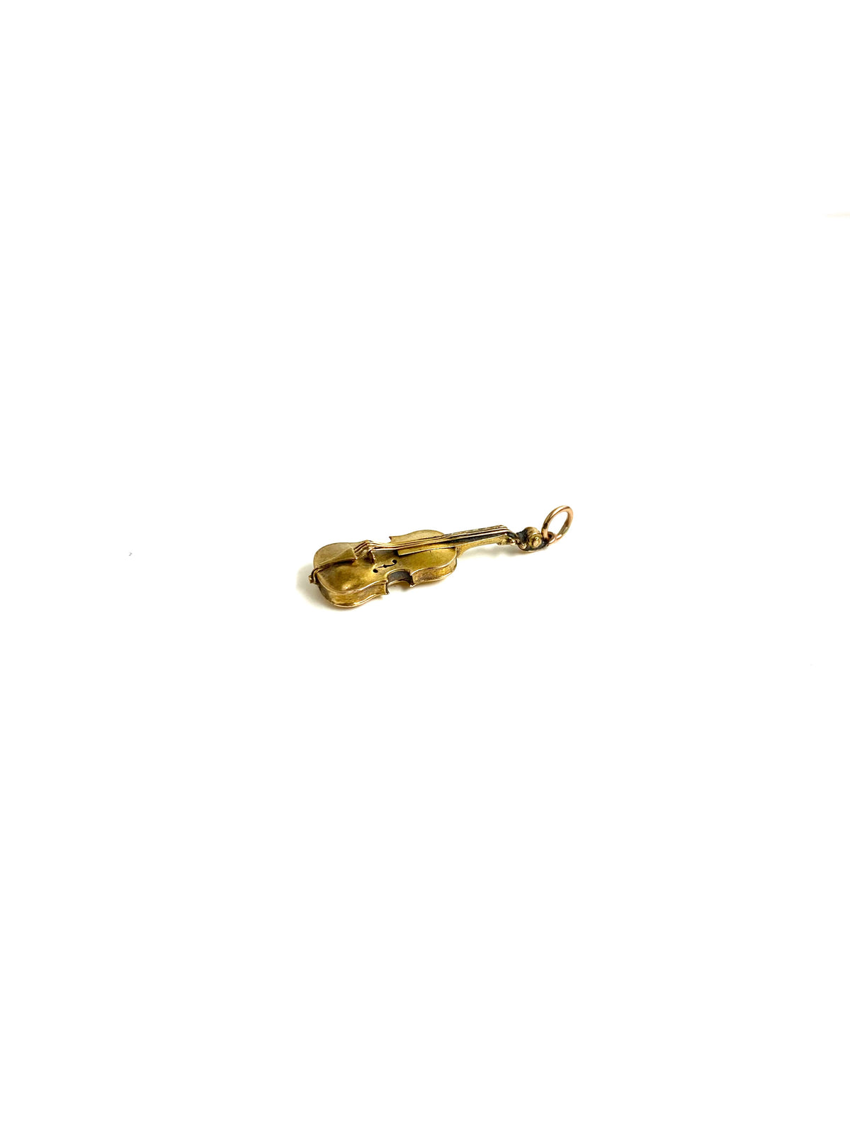 18ct Gold Violin Pendant
