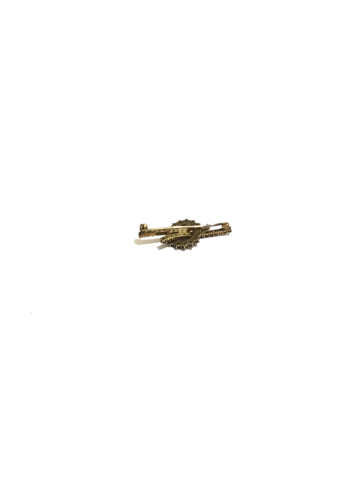 Rounded Garnet Brooch