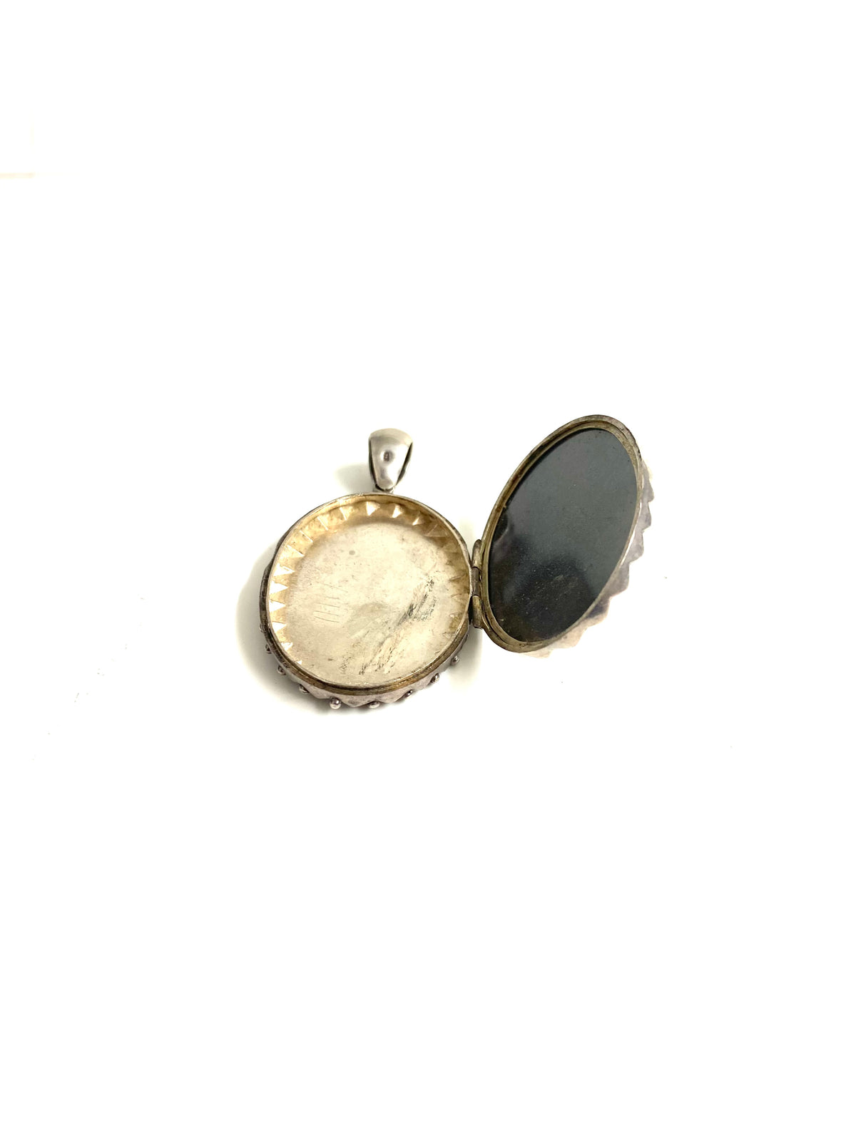 Sterling Silver Flower Locket