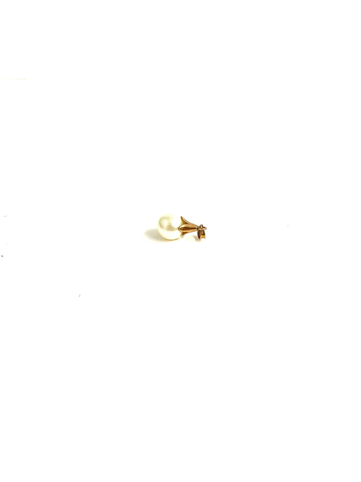 9ct Gold 10mm Cultured Pearl Pendant